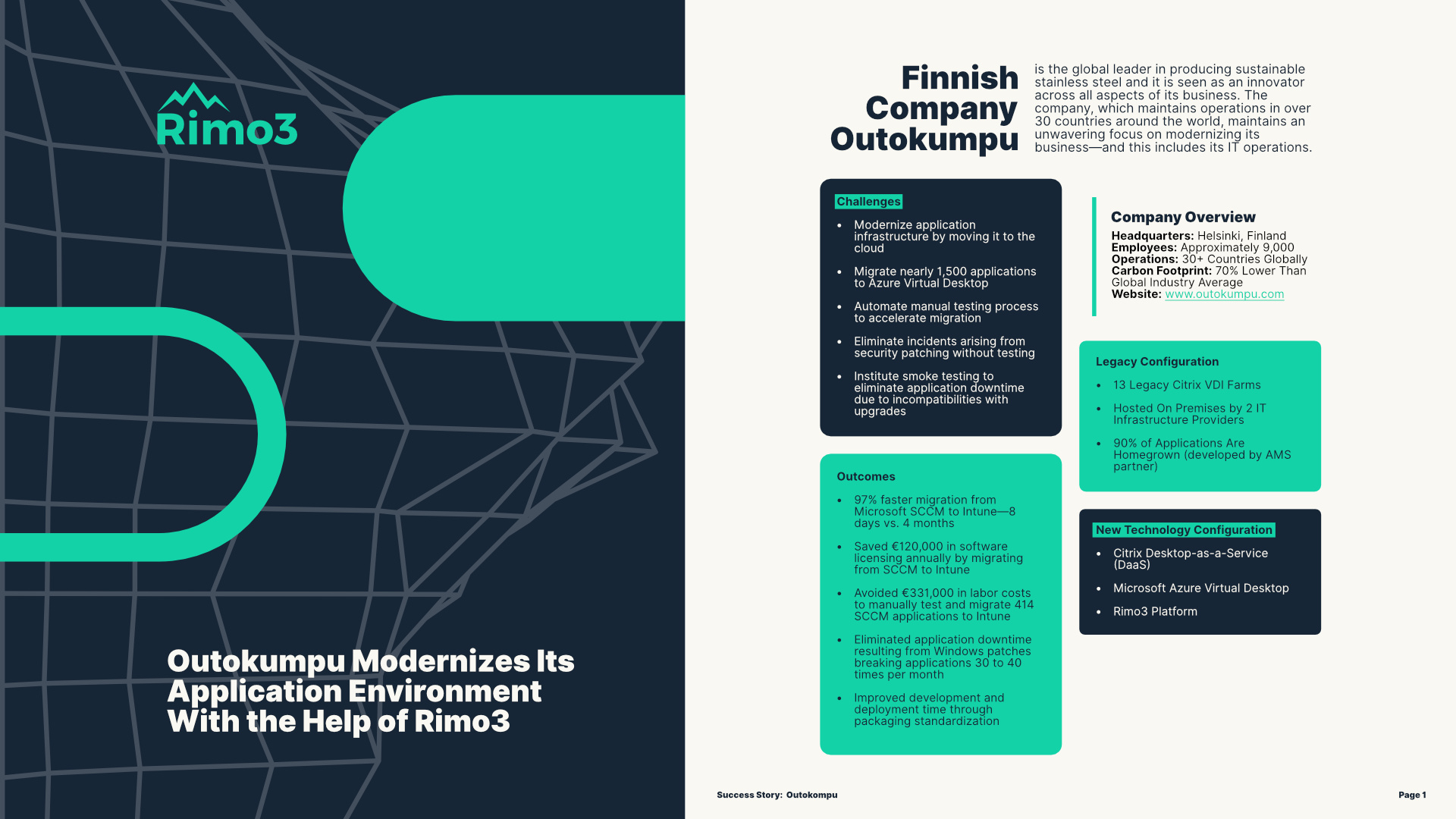 Outokumpu Case Study image